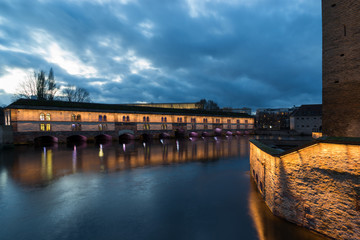 Ponts Couverts from the Barrage Vauban in Strasbourg France