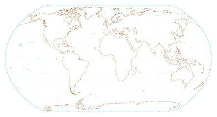 World map. EPS 10 vector