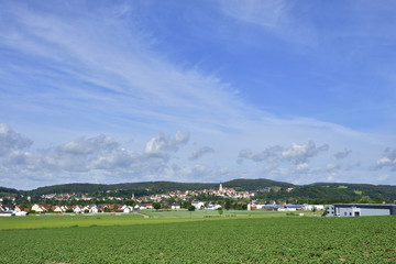Fototapeta na wymiar Nabburg im Oberpfälzer Landkreis Schwandorf 