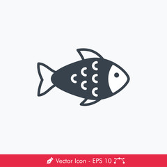Fish Icon / Vector