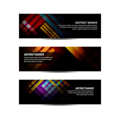 Set of abstract square banner background templates in vector format, for your promotional need, campaign, web, etc