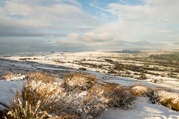 Snow on the moors, Yorkshire