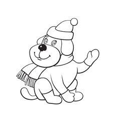 Cartoon dog