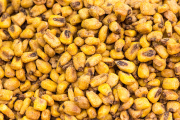 closeup shoot of the fried corn