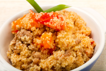 Couscous with meat