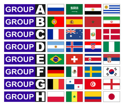 Flags football groups