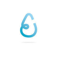 Letter E logo. Design template elements