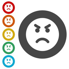 Angry emoticon, emoji