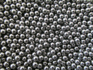 metallic beads