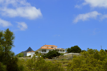 Fototapeta na wymiar Las Casas in Mount Teide National Park