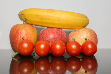 Frische Früchte schön dargestellt