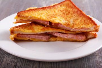 Croque monsieur sandwich