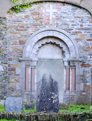 Fototapeta na wymiar Old Burial Ground in Ireland