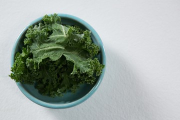 Mustard greens in bowl