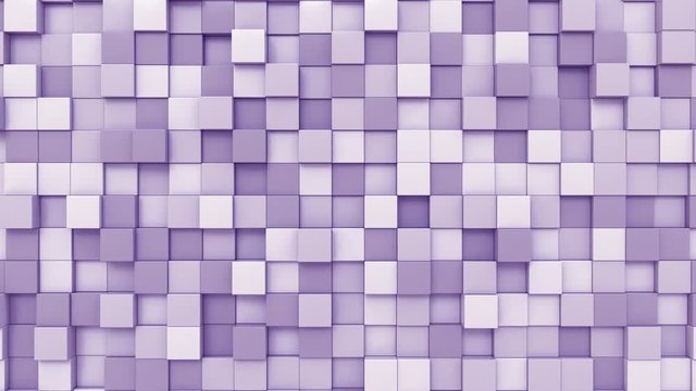 Moving purple cubes motion background