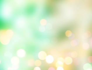 Blurred green background. Glitter abstract.