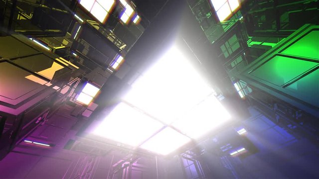 3D Space VJ Animation