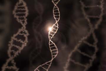dna specific genom background brown
