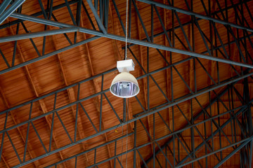 Single Lamp hang on the roof
