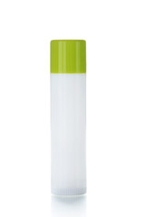 Cosmetic bottle isolated on a white background