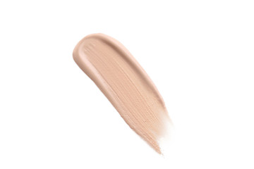 Makeup tonal foundation isolated on a white