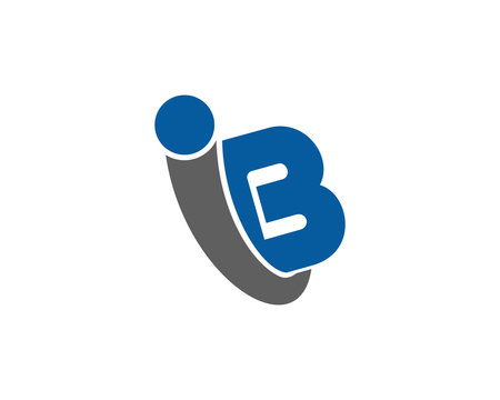 ib bi letter logo 5