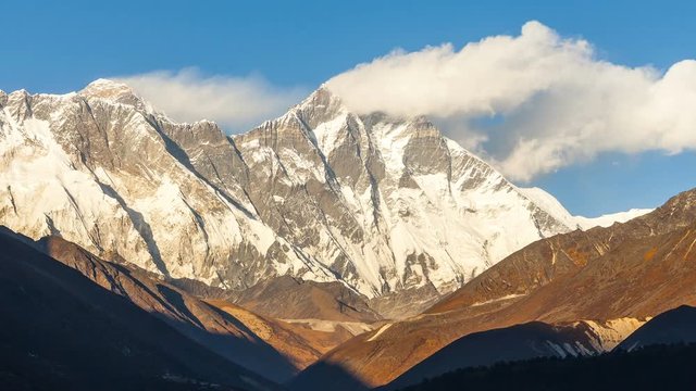 Mount. Everest, 8845m highest mountain.