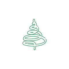 Christmas tree sign