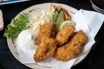 Scallop Fried dough