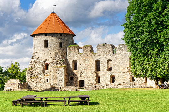 Ordensburg in Cesis, Lettland