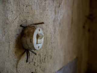 old lightswitch without cables