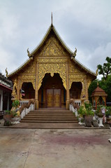 Naklejka premium WAT CHIANG MAN TEMPLE CHIANG MAI THAÏLANDE 
