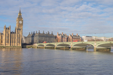Fototapeta na wymiar Big Ben and Houses of Parliament London
