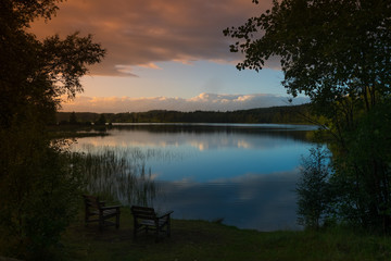 Sunset after the rain