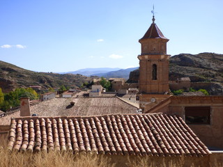 Villel. Pueblo de Teruel en la comunidad autónoma de Aragón (España)