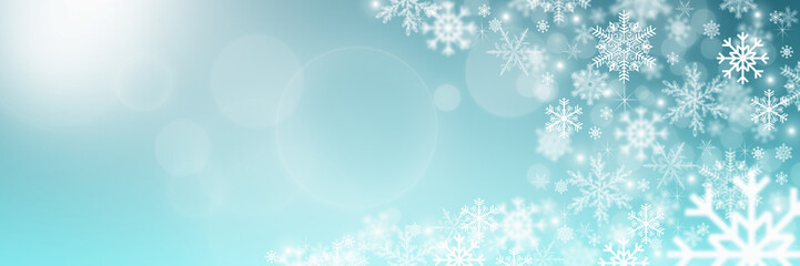      Soft Blue Christmas background 