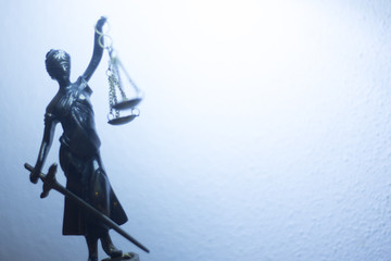 Legal justice law statue
