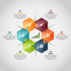 Hexagon Gems Infographic