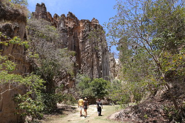Naklejka premium A Tour through the Los Estoraques, Playa De Belen, Colombia