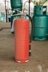 Fototapeta na wymiar fire extinguisher