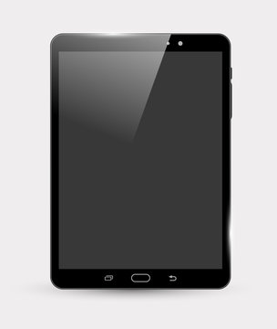 Realistic tablet vector