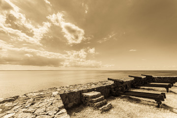 fort christiansoe island bornholm denmark