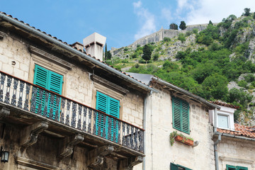 Fototapeta na wymiar Old town in Kotor, Montenegro
