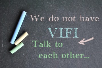 We do not have vifi