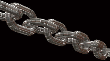 Chain 3d rendering
