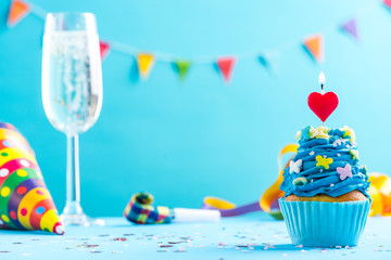 New Year or birthday card mockup