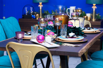 Christmas table decoration