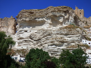 Alcala del Jucar. Pueblo de Albacete, en comunidad autónoma de Castilla La Mancha (España)