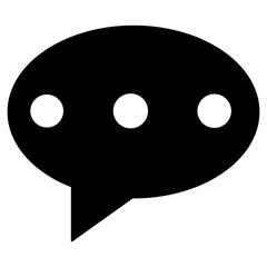 Chat bubble icon