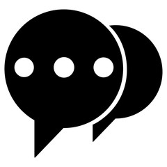 Chat bubbles icon